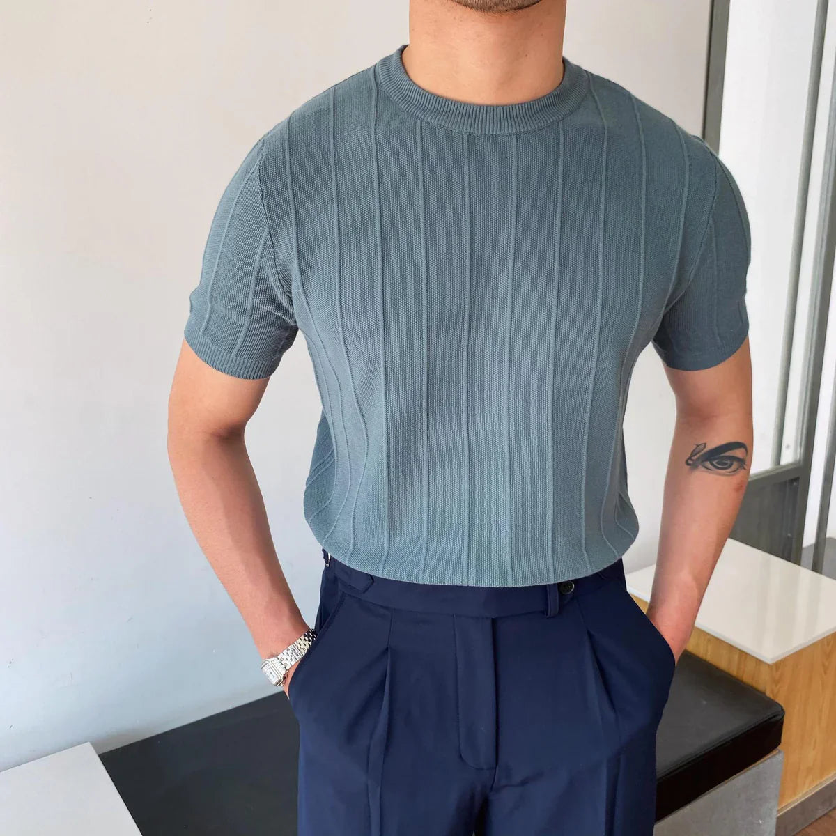 Piave Knitted T-Shirt