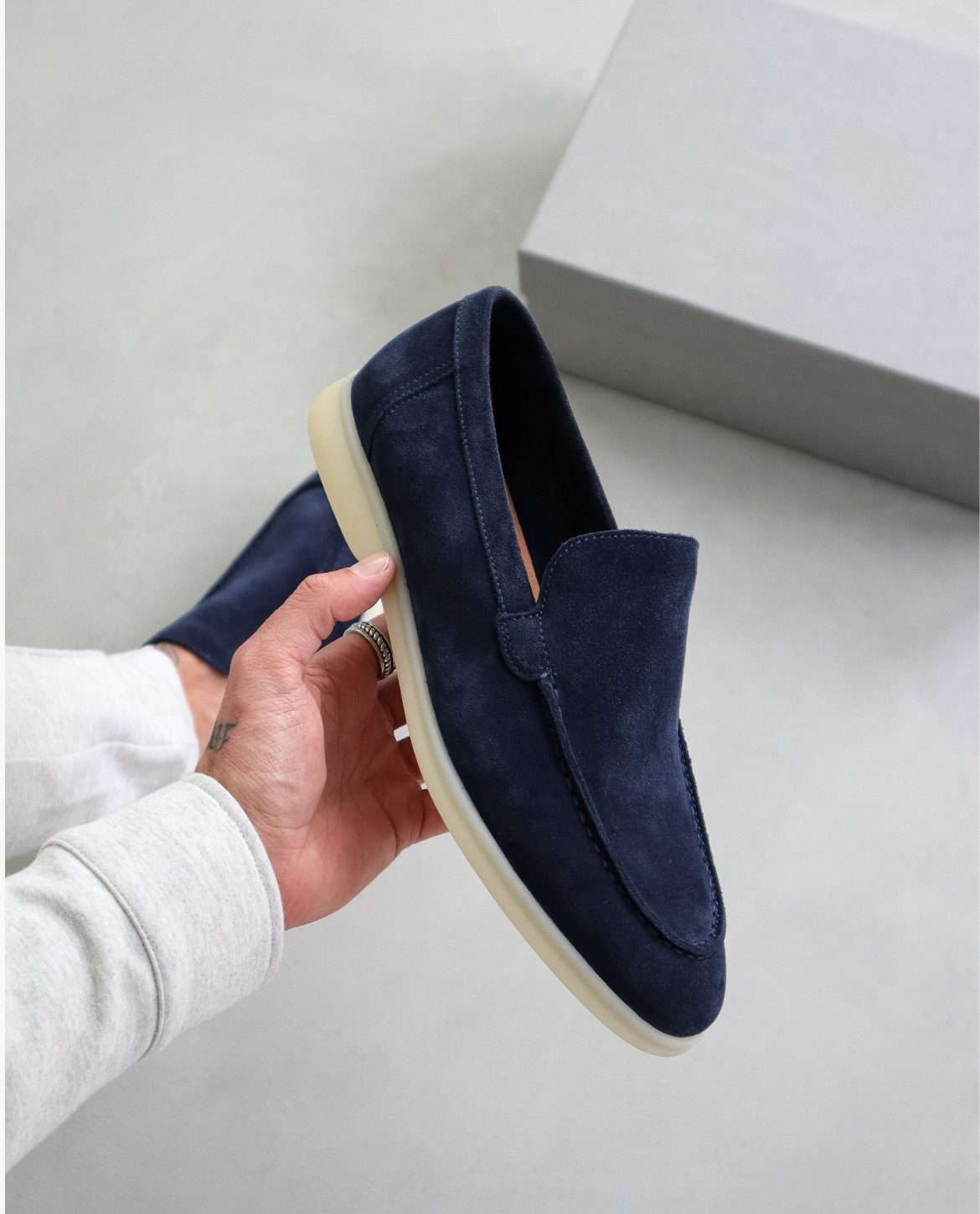 Suede Loafers