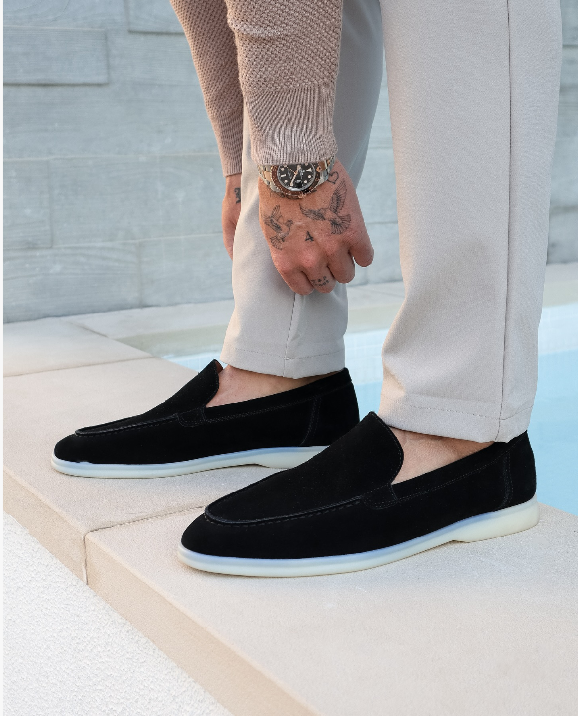 Arveilo Suede Loafers
