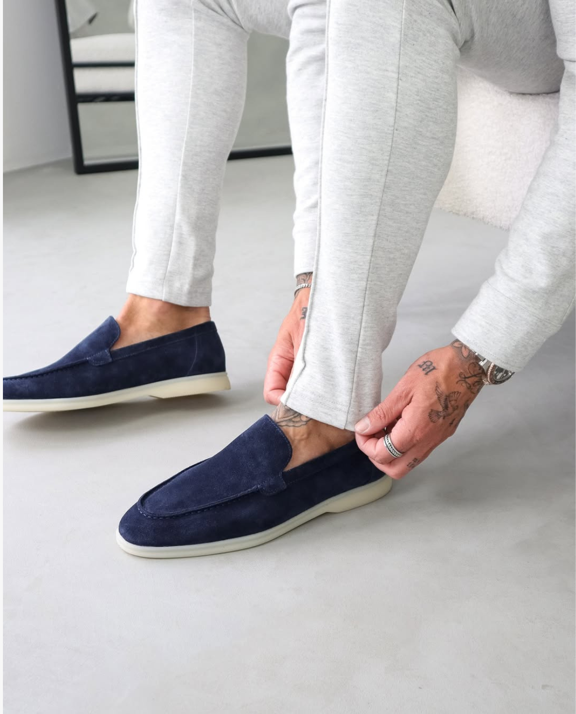 Arveilo Suede Loafers