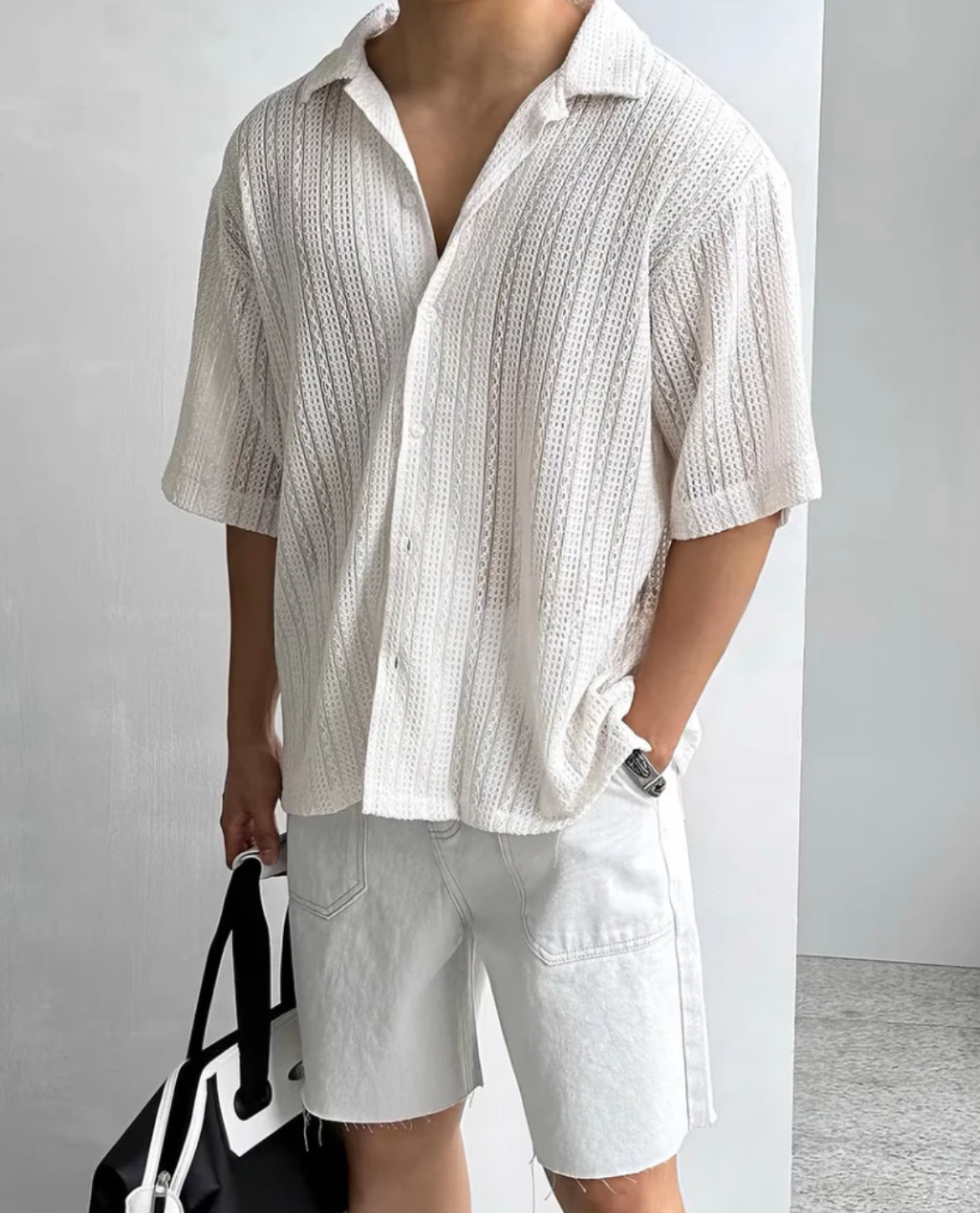 Crete Crochet Shirt