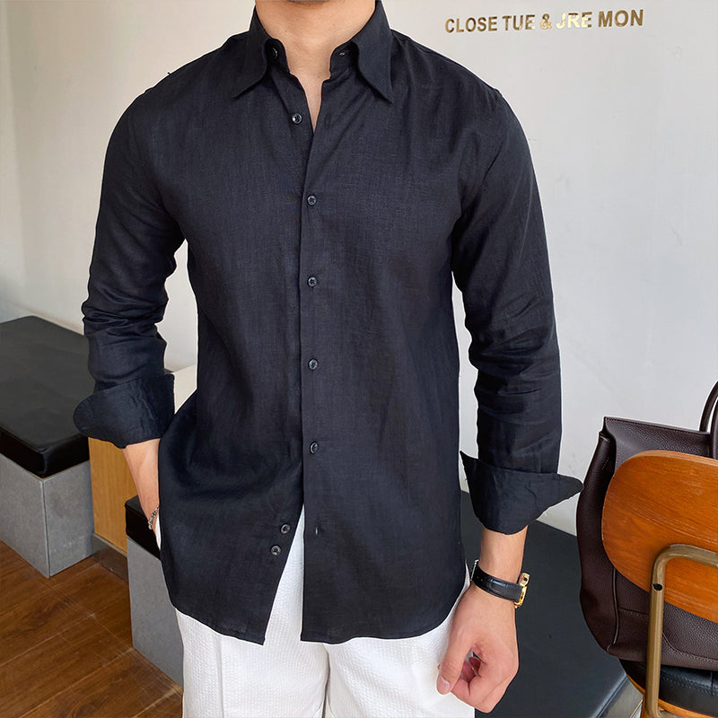 Colico 100% Linen Slim-Fit Shirt