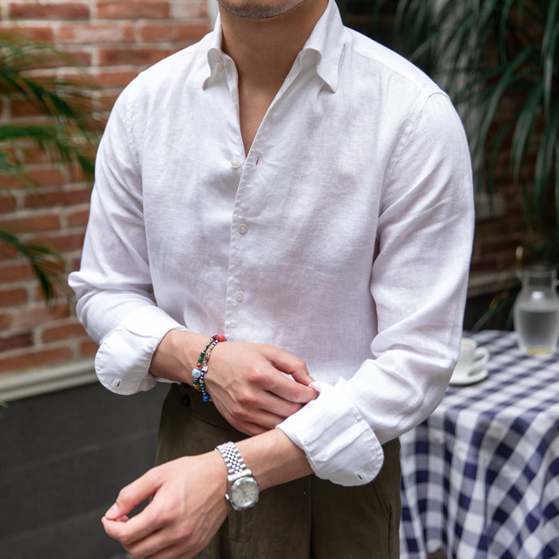 Colico 100% Linen Slim-Fit Shirt
