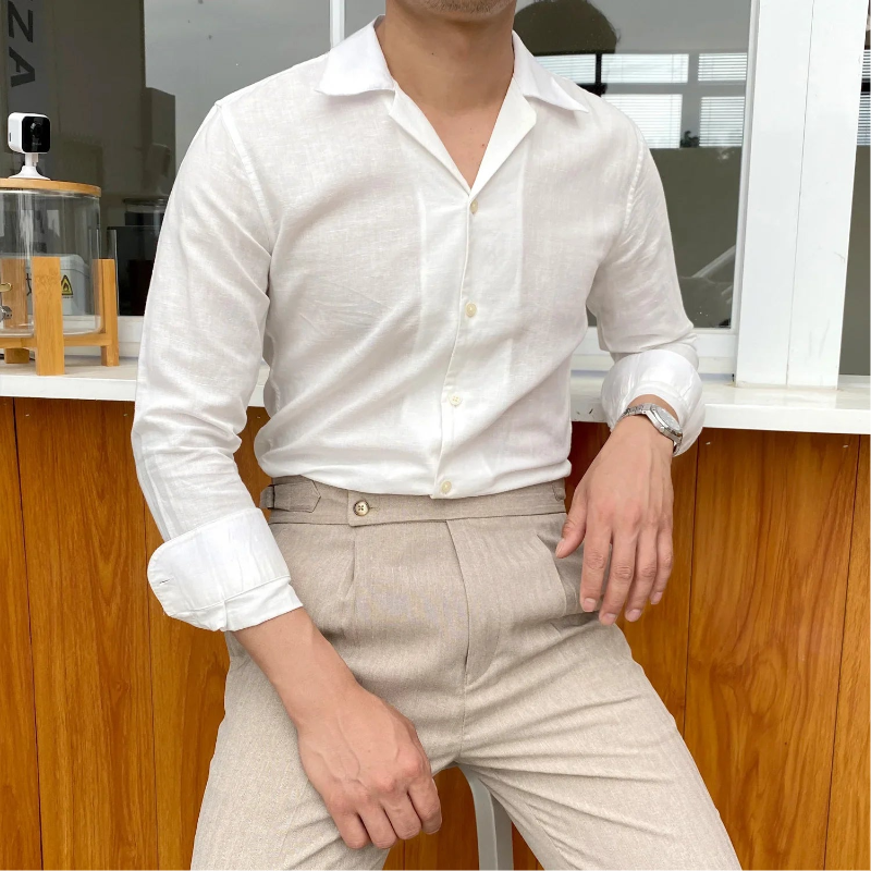 Capri 100% Linen Shirt