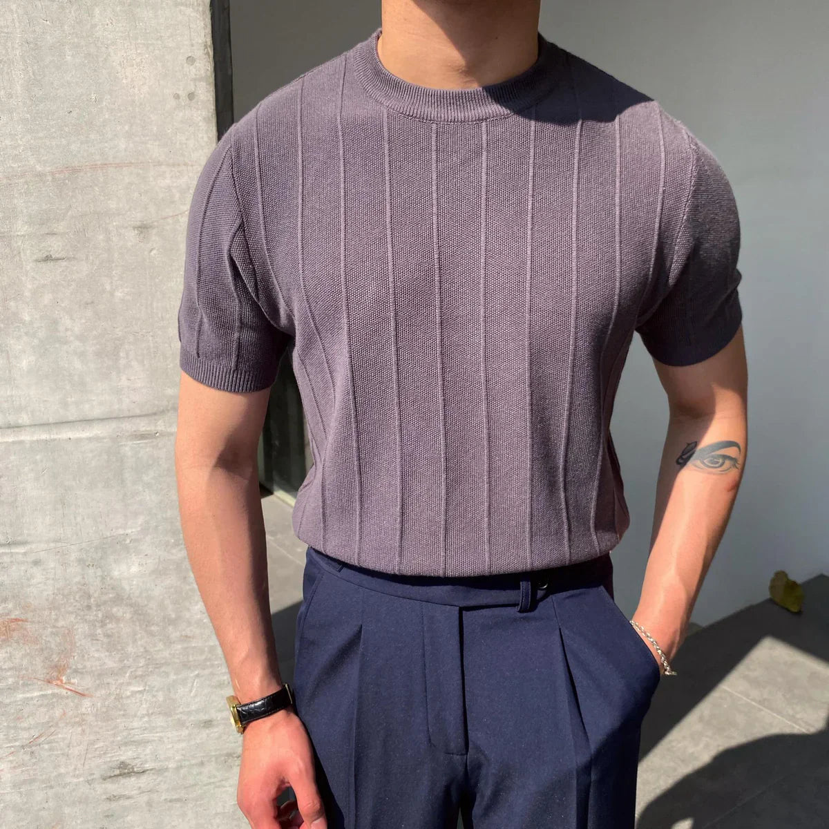 Piave Knitted T-Shirt