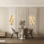 Applique murale cuivre doré - Fleur de lotus