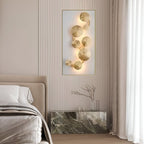 Applique murale cuivre doré - Fleur de lotus