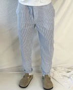Sile Stripe Linen Trousers