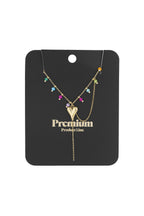 Lieke – Zomerse ketting met hartjesbedel