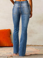 Elegante uitlopende jeans