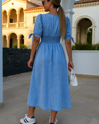 Elegante denim jurk