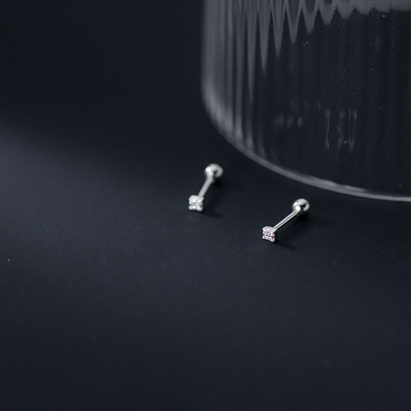 Trudy | Zilveren Zirkonia Studs
