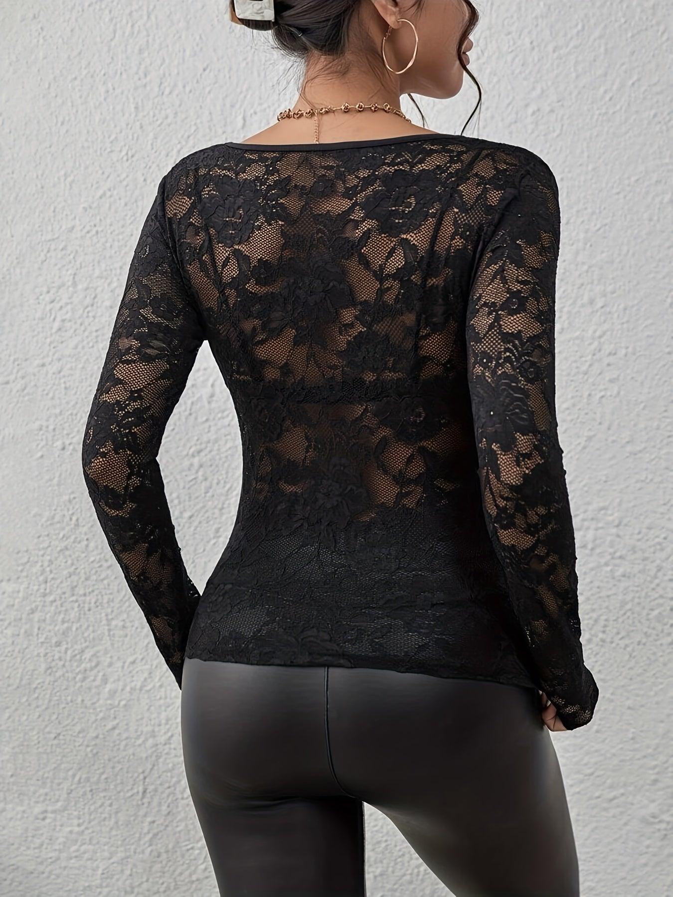 Elowen | Elegante Kanten Top voor dames