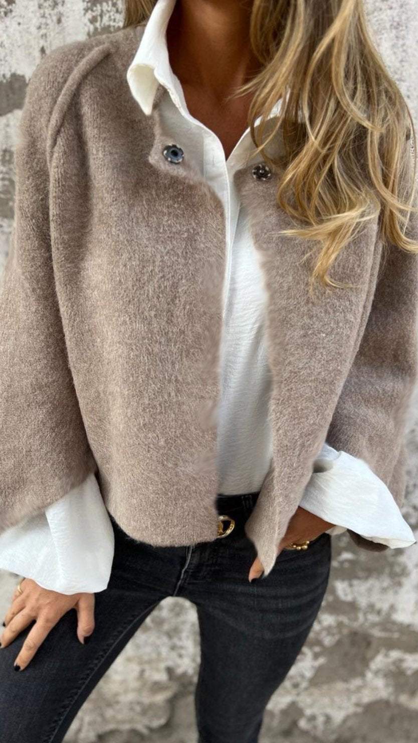 Candice - Klassieke Wollen Jas voor Vrouwen