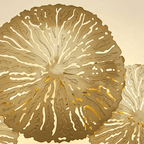 Applique murale cuivre doré - Fleur de lotus