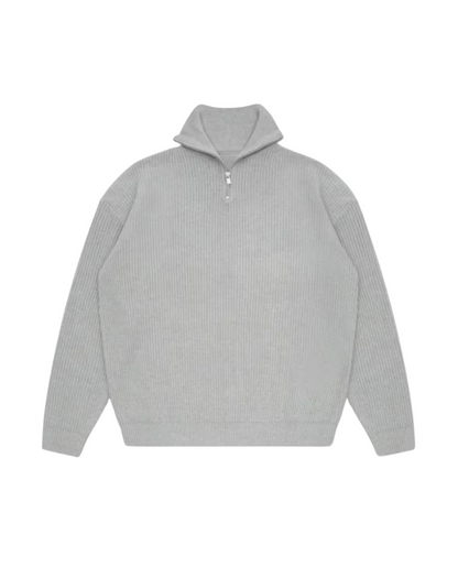 The Laruro Mock Neck Zip Sweater