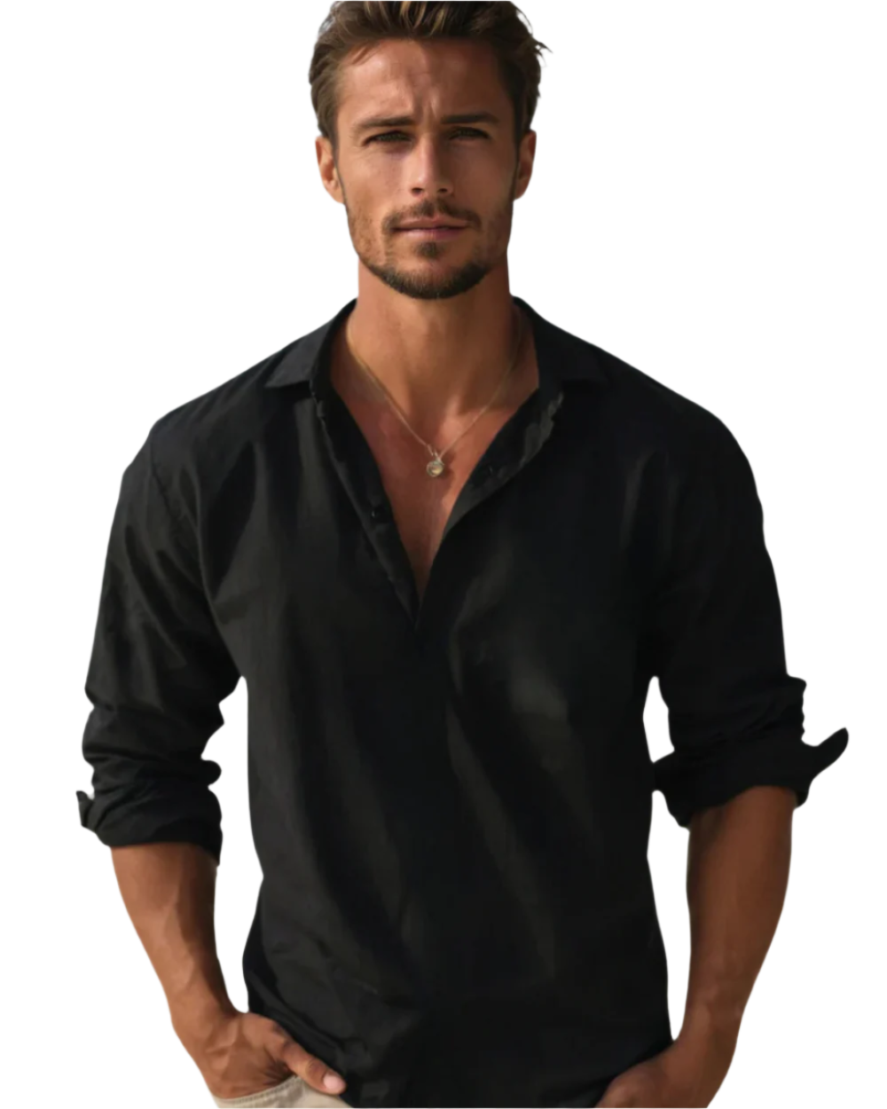 Luca – Tailored Cotton Shirt for Men