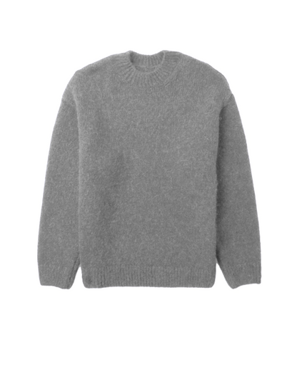 Textured Wool Winter Sweater