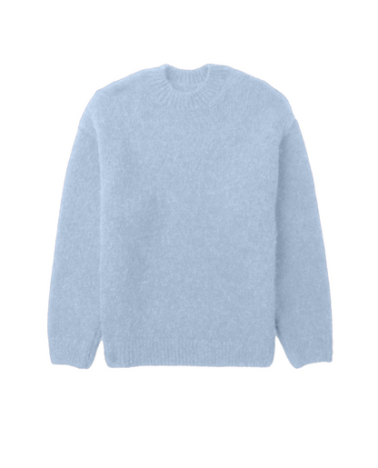 Textured Wool Winter Sweater