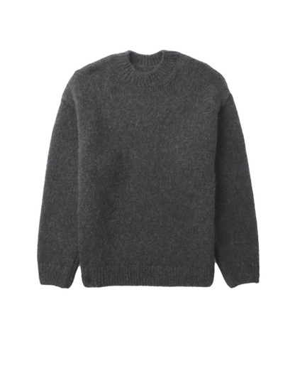 Textured Wool Winter Sweater