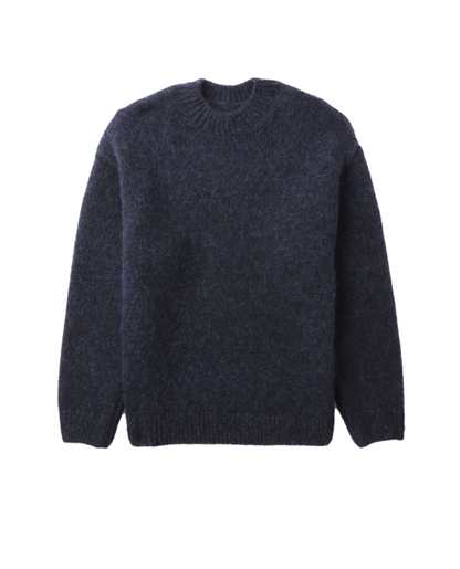 Textured Wool Winter Sweater