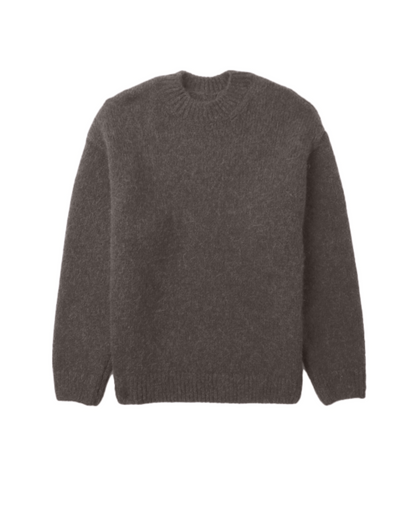 Textured Wool Winter Sweater