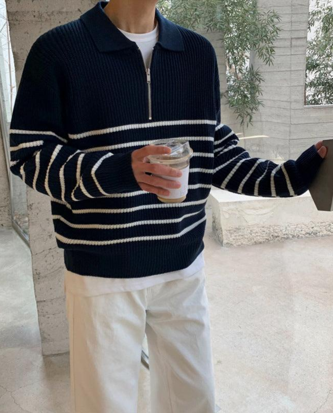 Naples Quarter Zip Sweater