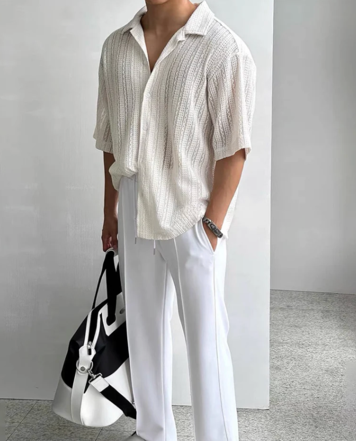 Crete Crochet Shirt