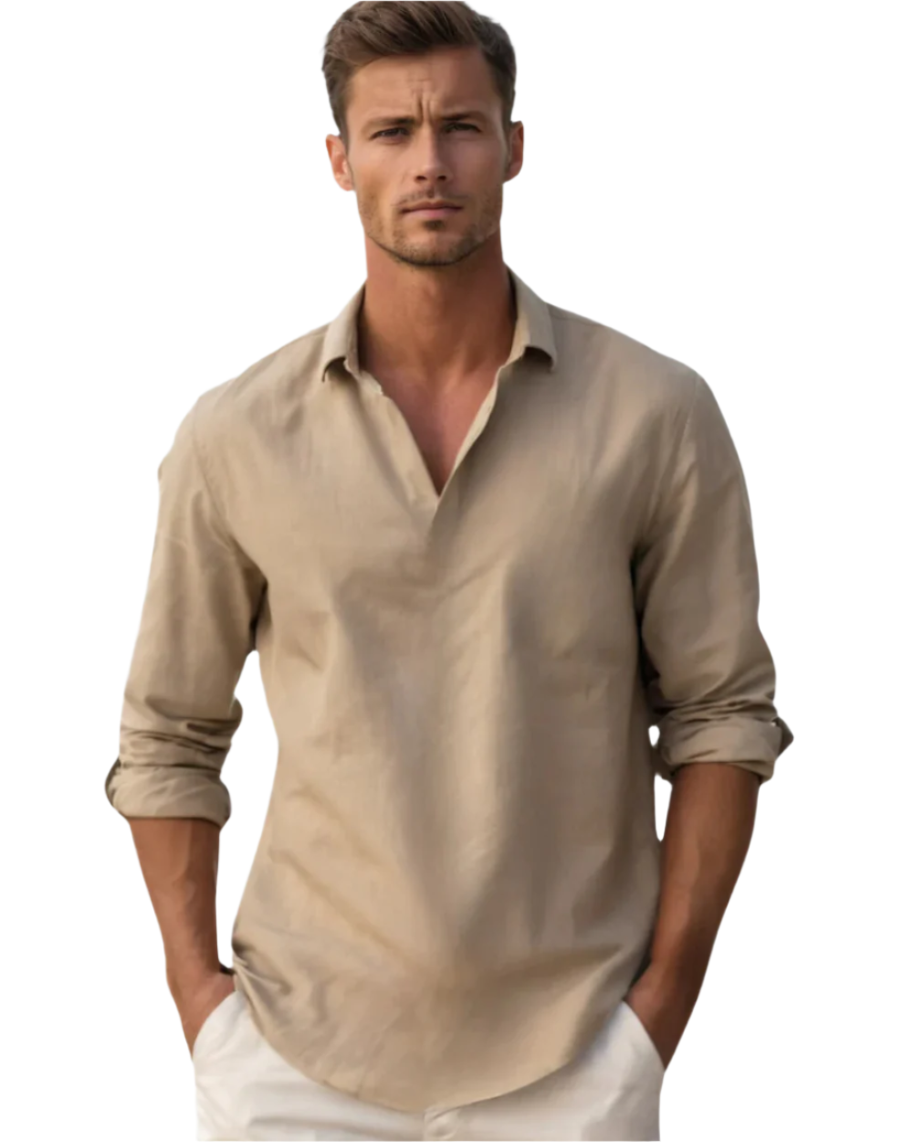 Luca – Tailored Cotton Shirt for Men