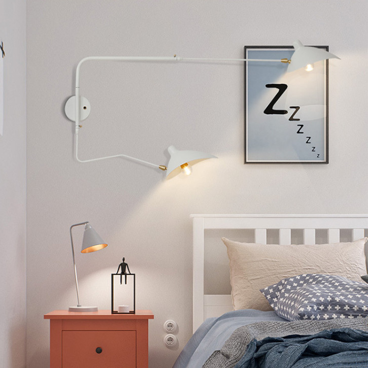 Lampadaire mural | Style rétro industriel