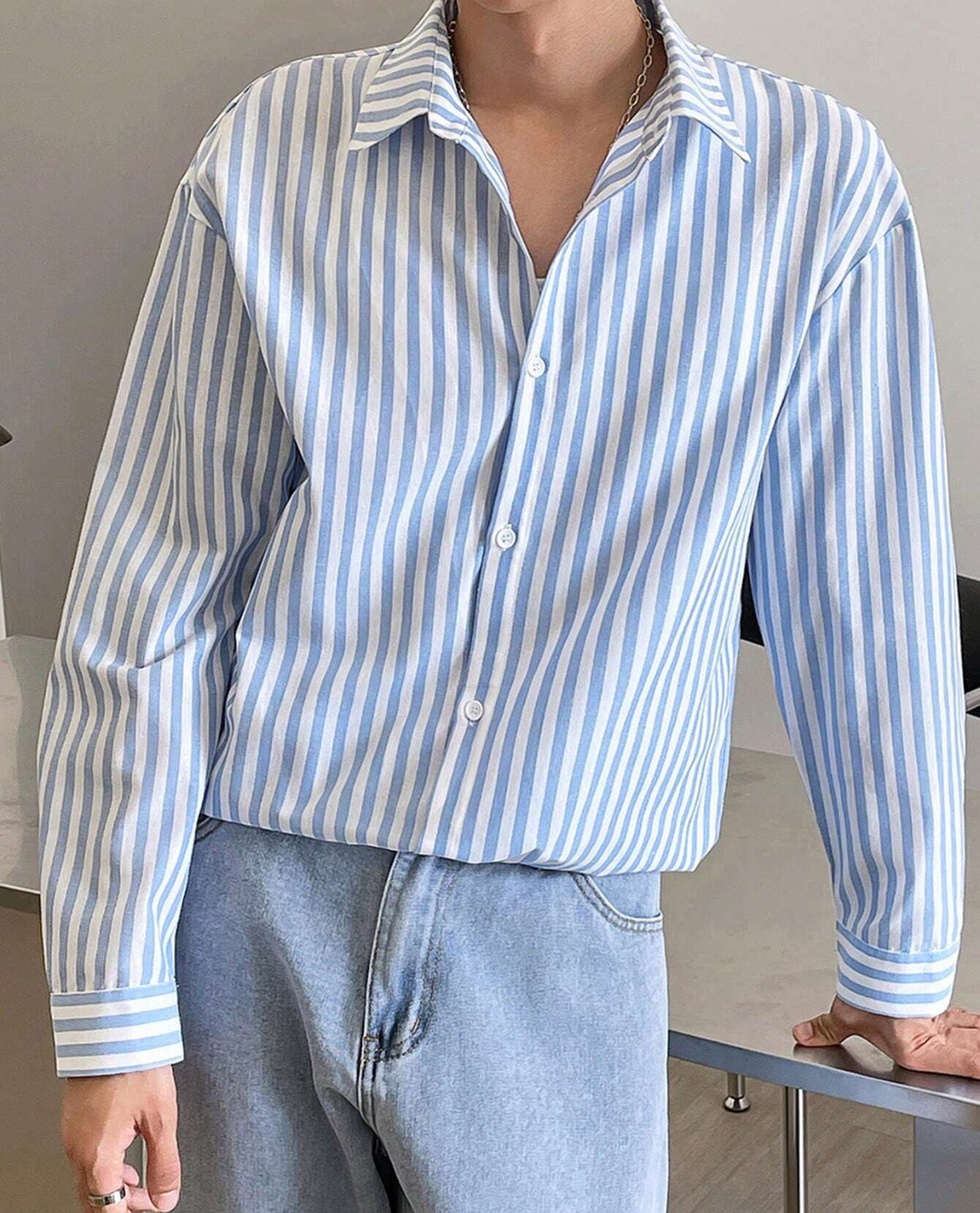 Menorca Stripe Linen Shirt