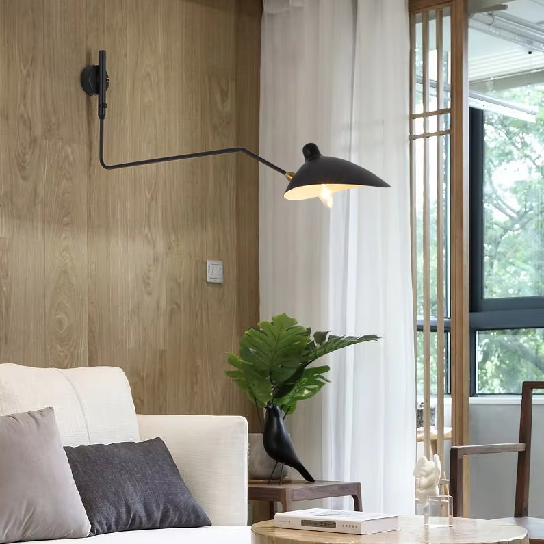 Lampadaire mural | Style rétro industriel