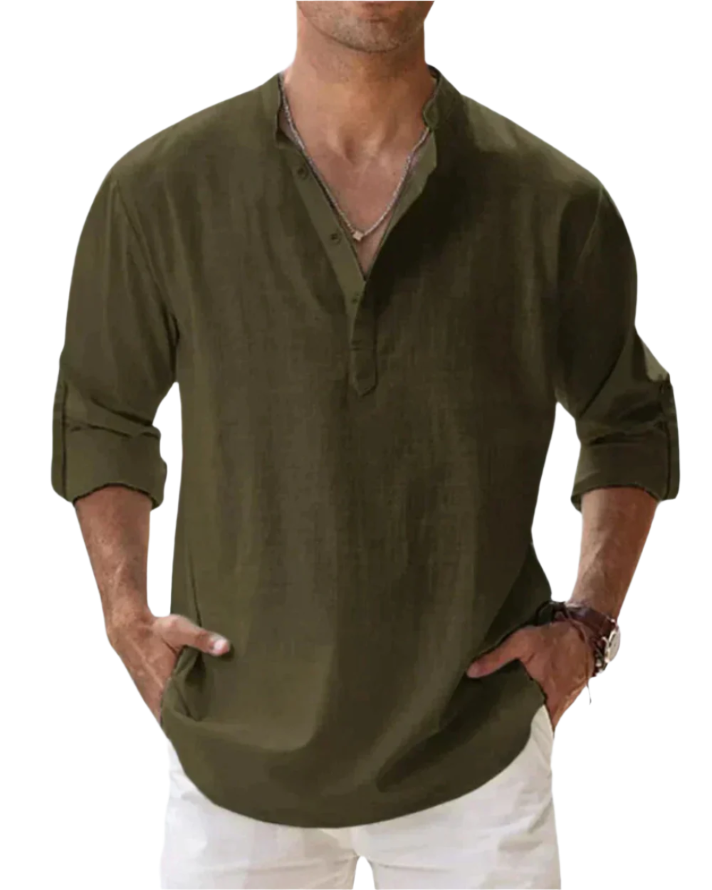 Luca – Tailored Cotton Shirt for Men
