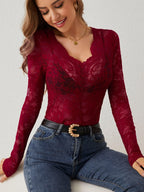 Elowen | Elegante Kanten Top voor dames