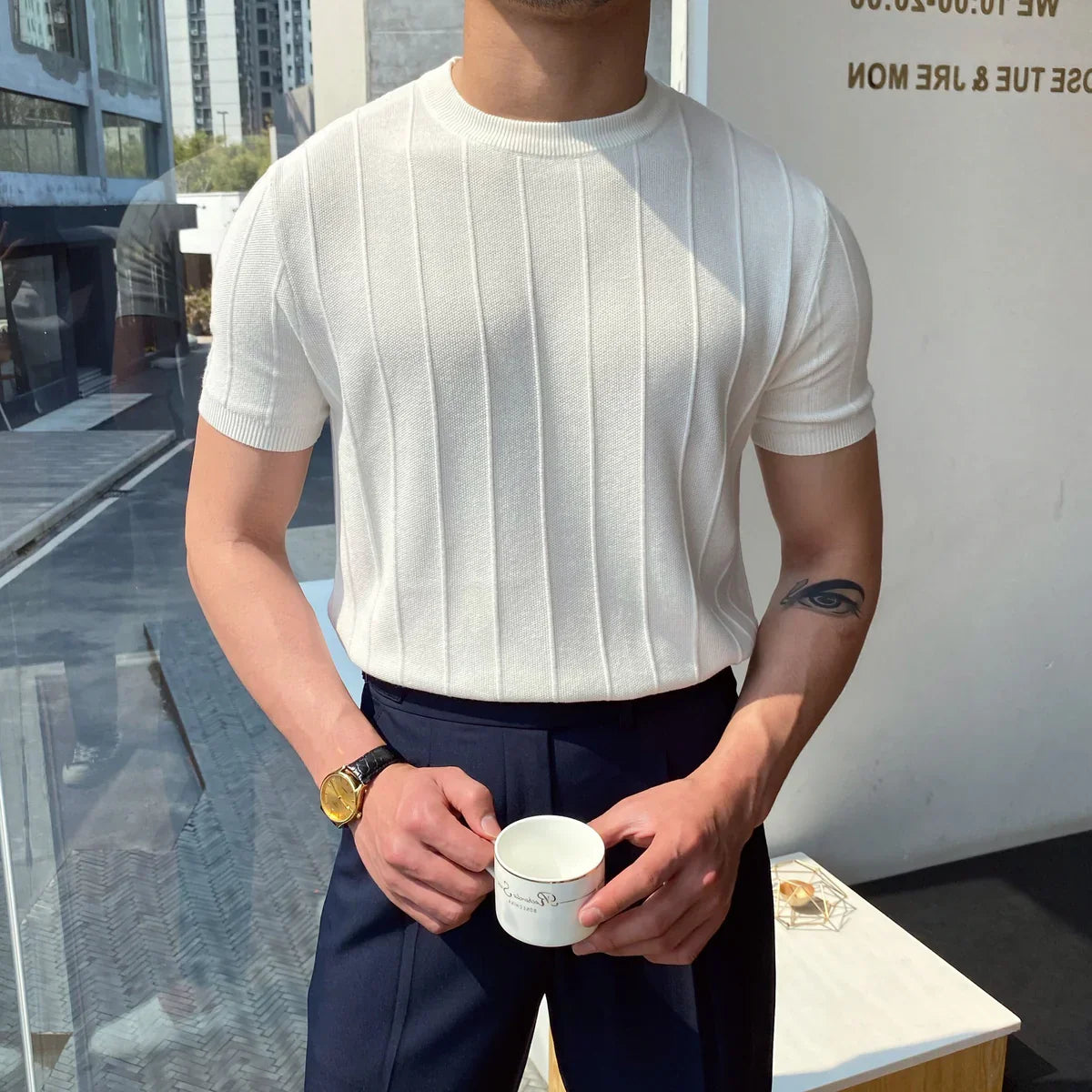 Piave Knitted T-Shirt