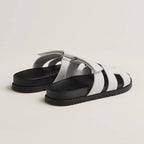Sanne – Vegan leren slippers met verstelbare band