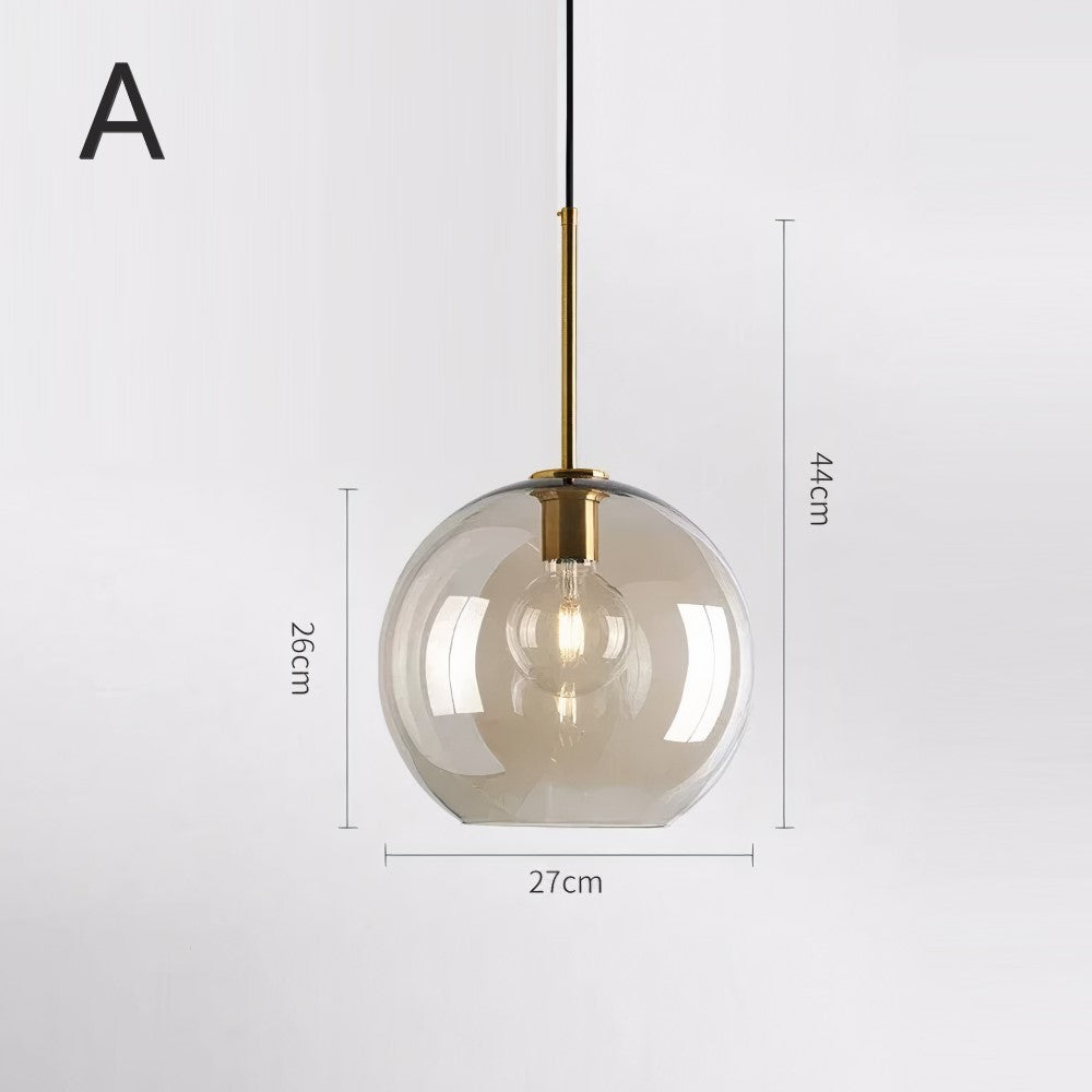 Suspension élégante verre soufflé | Style vintage