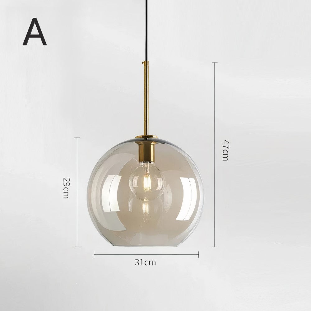 Suspension élégante verre soufflé | Style vintage