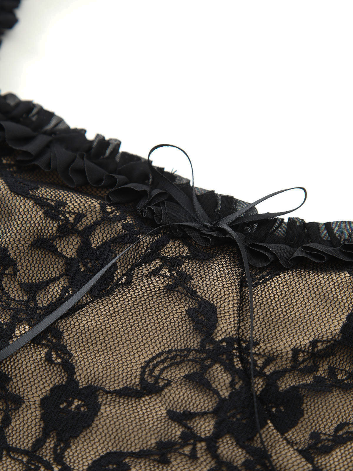 Lieke – Cami Top met Kanten Knoopjes