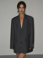 Aisley – Oversized Classic Blazer with Lapels