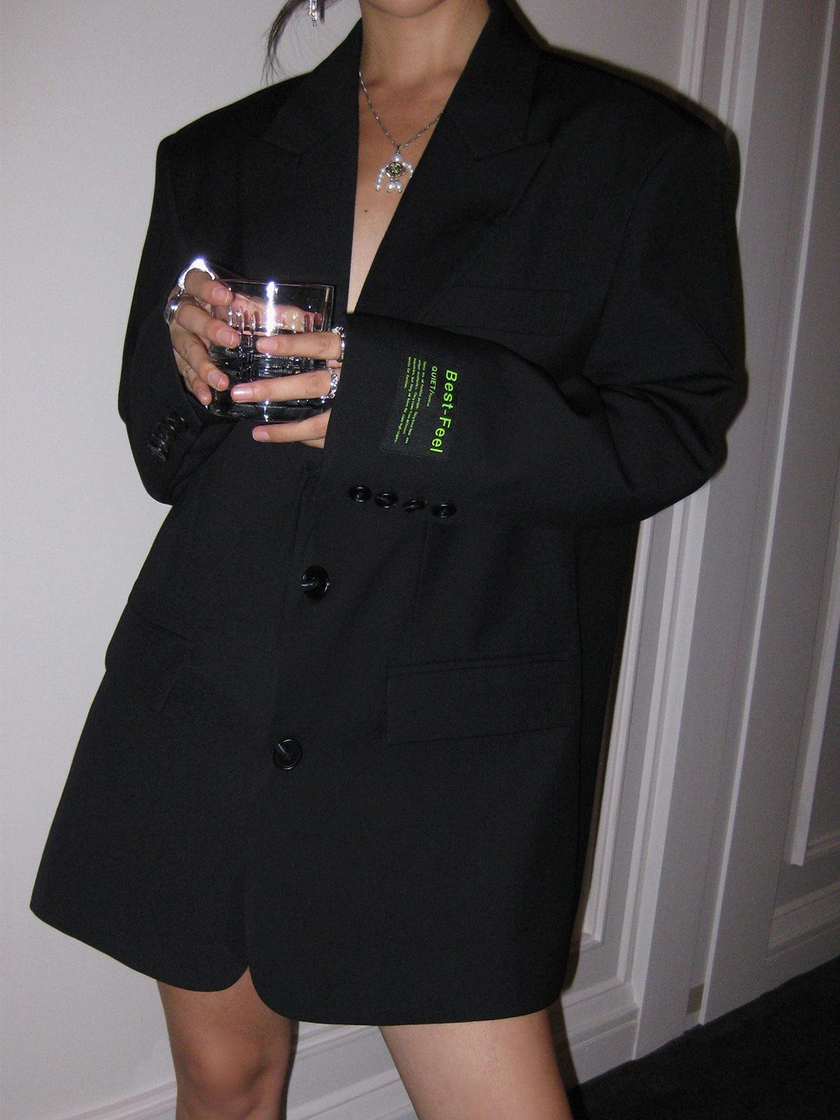Aisley – Oversized Classic Blazer with Lapels