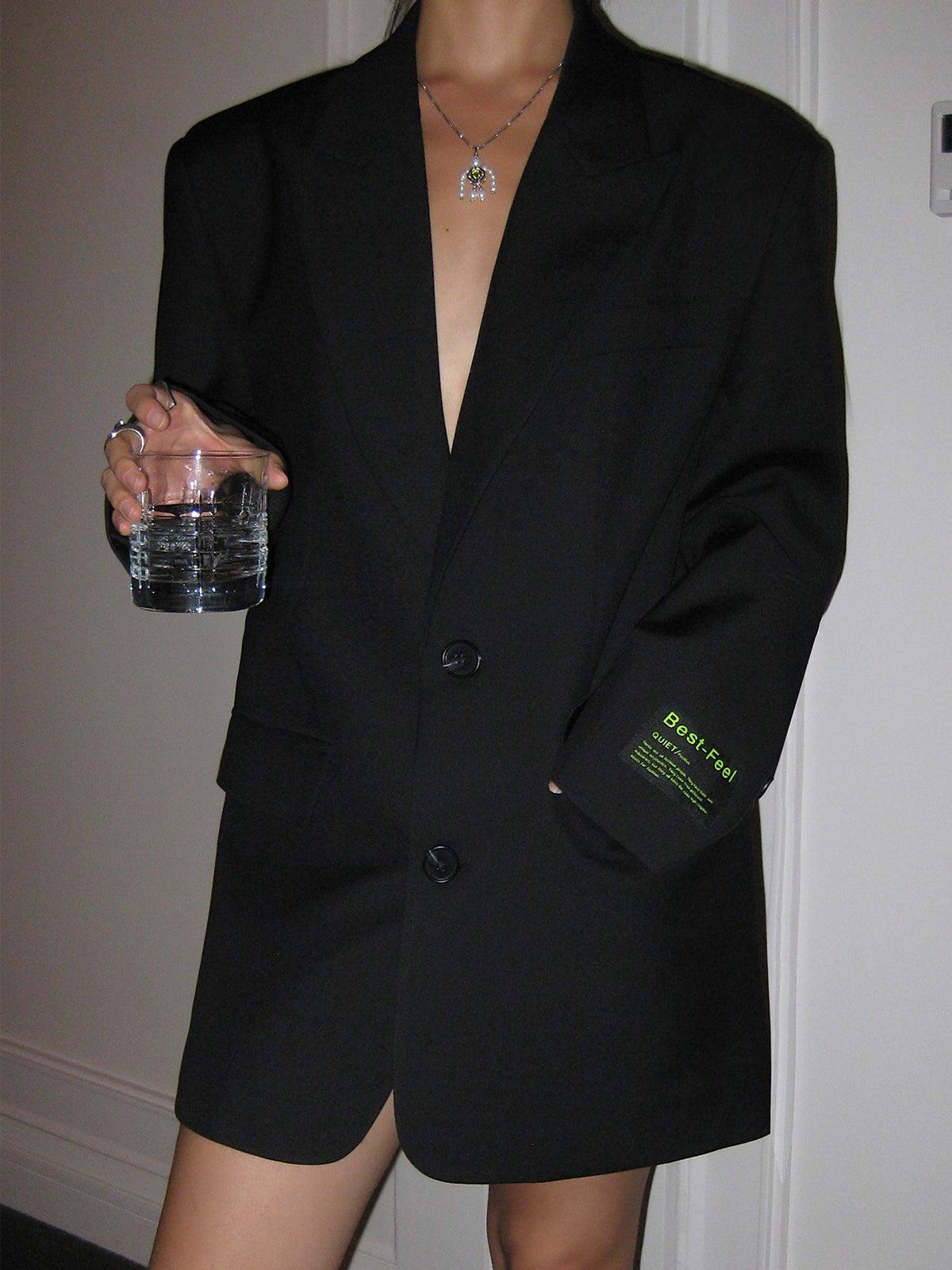 Aisley – Oversized Classic Blazer with Lapels