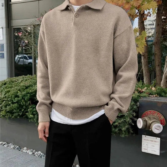 The Arveilo Button Polo Sweater