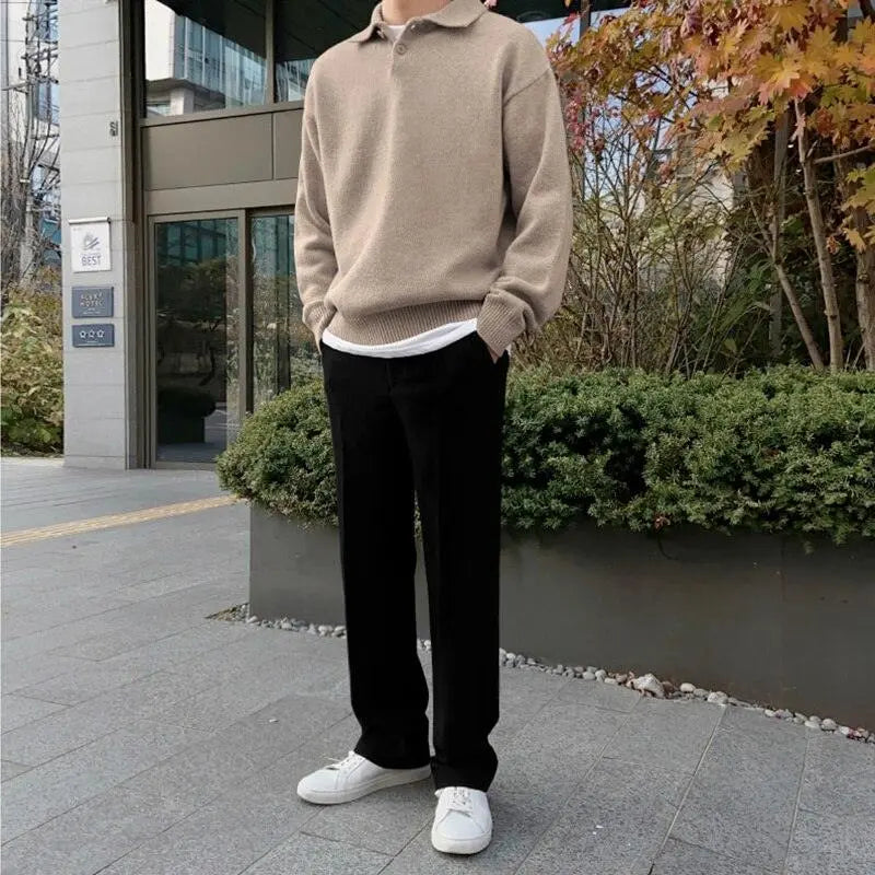 The Arveilo Button Polo Sweater