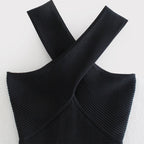 Isidora | Elegante top met gekruiste band