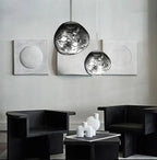 Suspension style verre soufflé | Boule de lave