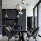 Suspension style verre soufflé | Boule de lave