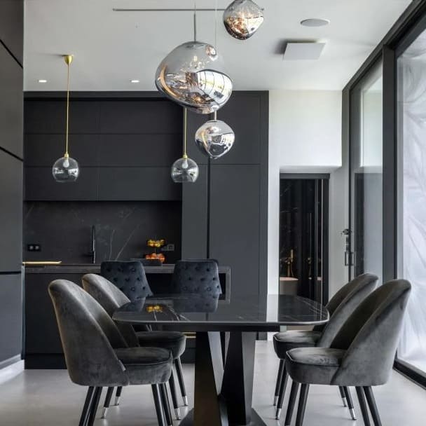 Suspension style verre soufflé | Boule de lave