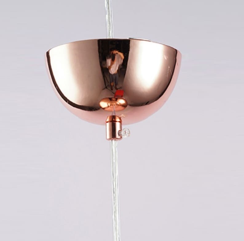 Suspension style verre soufflé | Boule de lave