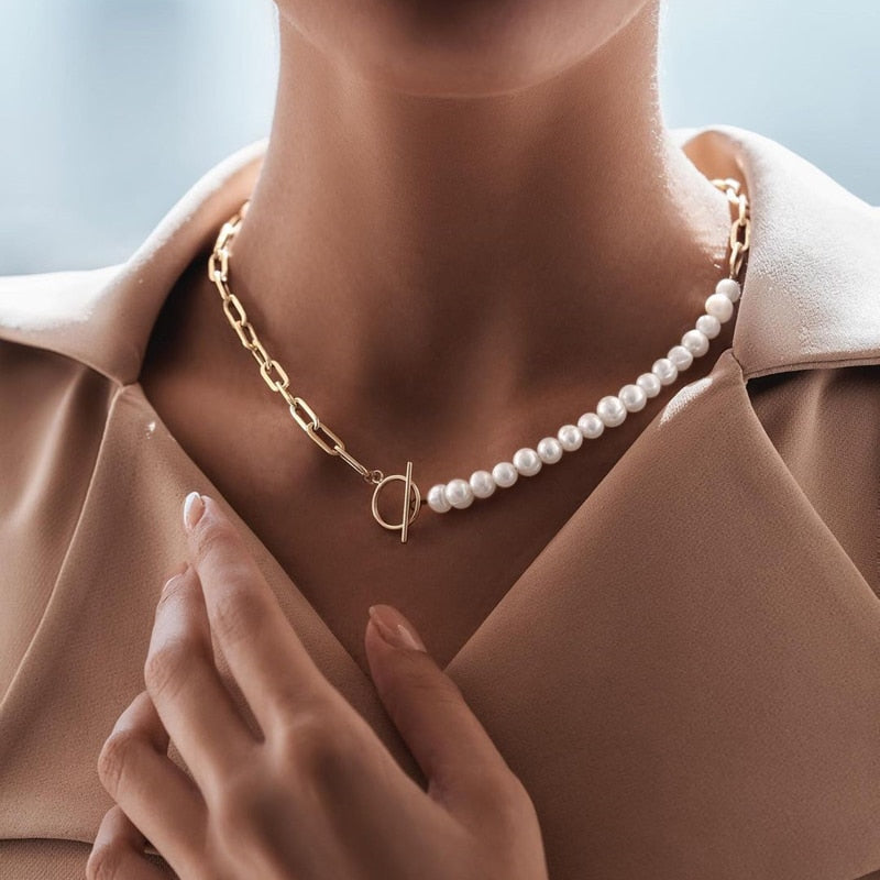 Yasmine | Luxe parel ketting